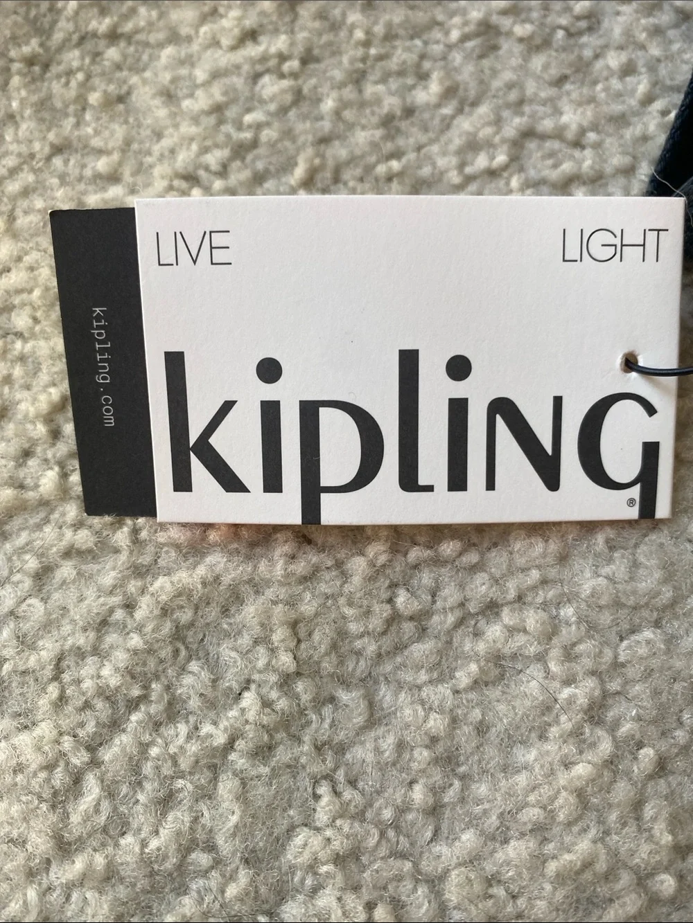 Kipling Navy City Pack Mini Backpack with Monkey Keychain NWT